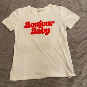 Forever 21 white graphic tee